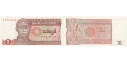 Myanmar, 1 Kyat, UNdated (1990), UNC(65-70)