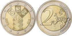 Estonia, 2 Euro, Indépendance des Pays-baltes, 2018, , Bi-Metallic