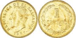Coin, El Salvador, Centavo, 1977