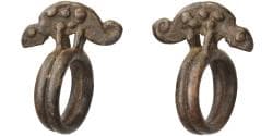 Ivory Coast, Ring coin, 18th-19th Centuries, Bronze,