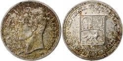 Coin, Venezuela, 50 Centimos, 1960, Paris, Paris, , Silver, KM:36a