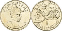 Coin, Swaziland, 2 Emalangeni, 2021, ESWATINI, , Aluminum-Bronze