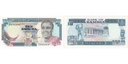 Zambia, 10 Kwacha, UNC(65-70)