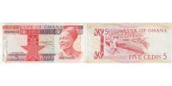 Ghana, 5 Cedis, 1982-03-06, AU(55-58)