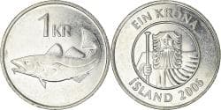 Coin, Iceland, Krona, 2006