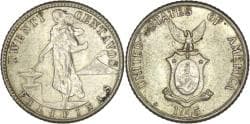 Philippines. Silver 20 Centavos. 1945 D