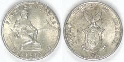 PHILIPPINES - Commonwealth, 1944 (p), 5 Centavos, Brilliant Uncirculated