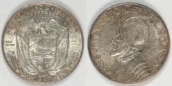 PANAMA - Republic, 1947, ¼ Balboa, Choice AU / AU