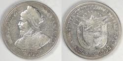 PANAMA - Republic, 1905, 50 Centésimos, VF details