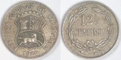 VENEZUELA - Republic, 1927, 12½ Centimos, Extra Fine