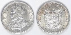 PANAMA - Republic, 1904, 5 Centésimos, Almost Uncirculated
