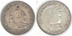HONDURAS - Republic, 1931, 50 Centavos, Choice EF / VF