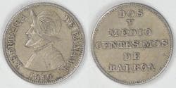 PANAMA - Republic, 1940, 2½ Centesimos, Choice EF