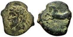 Numidia Micipsa, Kings of. Micipsa. AE26 Circa 148-118 BC.