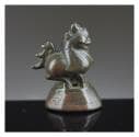 Beautiful Toe / Chite bronze opium currency weight of 10 Tical, Burma, 1750-76