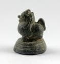 Fine early bronze Opium currency weight of To or beast, Burma, c. 1600-1650!