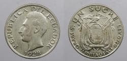 ECUADOR: 1928 Sucre