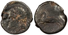 Kings of Numidia Massinissa or Micipsa 203-148 B.C. or 148-118 B.C. AE26 Near VF