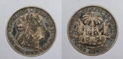 HAITI: 1882 20 Centimes