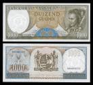 SURINAME Centrale Bank van Suriname 1 Semptember 1963 1000 Gulden UNC