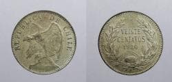 CHILE: 1920 20 Centavos
