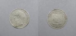 VENEZUELA: 1911 1/4 Bolivar