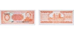Paraguay Republic 1952 100 Guaranies (Orange type) Paper AU P 199