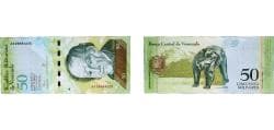 Venezuela Bolivarian Republic 2015 50 Bolívares Paper UNC P 92 NCV bbcv50bsf