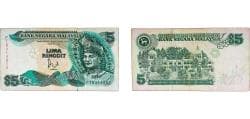 Malaysia Federal elective constitutional monarchy 1986 - 1991 5 Ringgit Paper VF P 28 P 35 P 35A