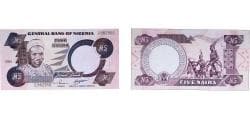 Nigeria 2002 5 Naira Paper UNC P 24