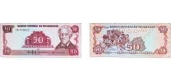 Nicaragua Republic 1985 50 Cordobas Paper UNC P 153