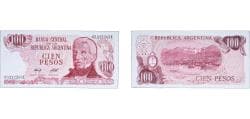 Argentina Federal Republic 1977 - 1978 100 Pesos Paper UNC P 302 Bottero 2404 to 2411b