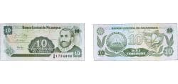 Nicaragua Republic 1991 10 Centavos Paper UNC P 169
