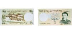 Bhutan Kingdom 2006 20 Ngultrum Paper UNC P 30 TBB 219