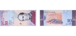 Venezuela Bolivarian Republic 2018 10 Bolívares Paper UNC P 103 NCV bbcv10bss