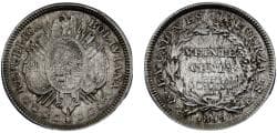 Bolivia Republic 1895 PTS ES 20 Centavos