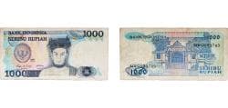 Indonesia Republic 1987 1000 Rupiah Paper VF P 124