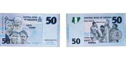 Nigeria Republic 2007 50 Naira Paper AU P 35
