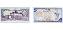 Bhutan Kingdom 10 Ngultrum Paper UNC P 15