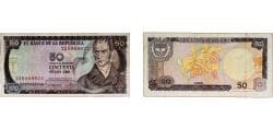 Colombia Republic 1974 50 Pesos Oro Paper VF P 414