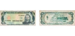 Dominican Republic Fourth Republic 1995 10 Pesos Oro Paper VF P 148