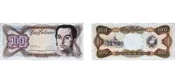 Venezuela Fourth Republic 1992 100 Bolívares Paper UNC P 66 NCV bbcv100bs-dc NCV bbcv100bs-dd