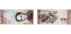 Venezuela Bolivarian Republic 2013 100 Bolívares Paper UNC P 93 NCV bbcv100bsf