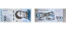 Venezuela Bolivarian Republic 2016 500 Bolívares Paper UNC P 94 NCV bbcv500bsf