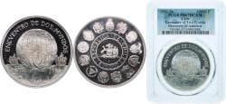 Chile Republic 1991 So 10000 Pesos (Ibero-American Series) Silver (.925) Casa de Moneda de Chile Mint (34800) 27g PCGS PR 67 ...
