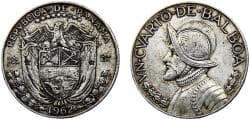 Panama Republic 1962 1/4 Balboa
