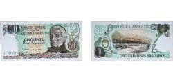 Argentina Federal Republic 1976 - 1978 50 Pesos argentinos Paper UNC P 314 Bottero 2617 to 2620