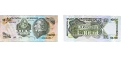 Uruguay Oriental Republic of Uruguay 1985 100 Nuevos Pesos Paper (21000000) UNC P 62A Rot C 22G