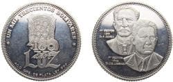 Venezuela Fourth Republic 1991 1300 Bolivares (Centenary of Zulia University) Silver (.999) (1500) 40g PF KM YM 1