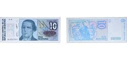 Argentina Federal Republic 1985 10 Australes Paper UNC P 325 Bottero 2818 to 2826